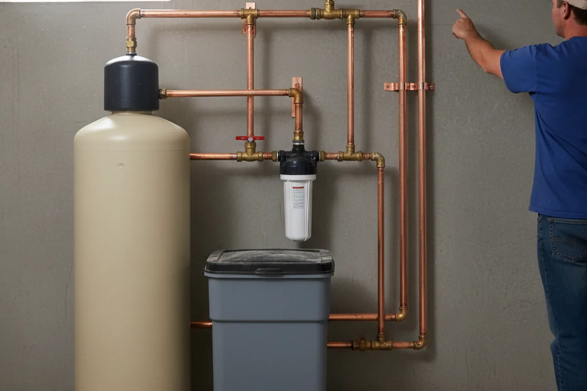 Whole-house water treatment system installed in Redding